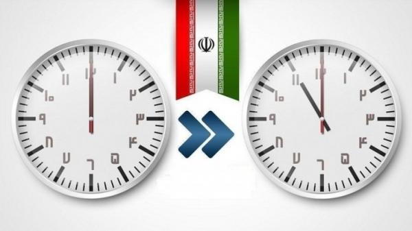 ساعت رسمی کشور,تغییر ساعت رسمی کشور شهرویرو 1400