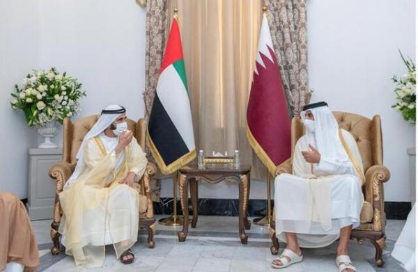 حاکم دبی و امیر قطر,دیدار حاکم دبی و امیر قطر