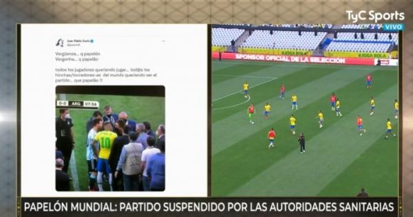 تعویق تیم‌های ملی فوتبال برزیل و آرژانتین,حمله نیروهیا پلیس به بازیکنان آرژانتین