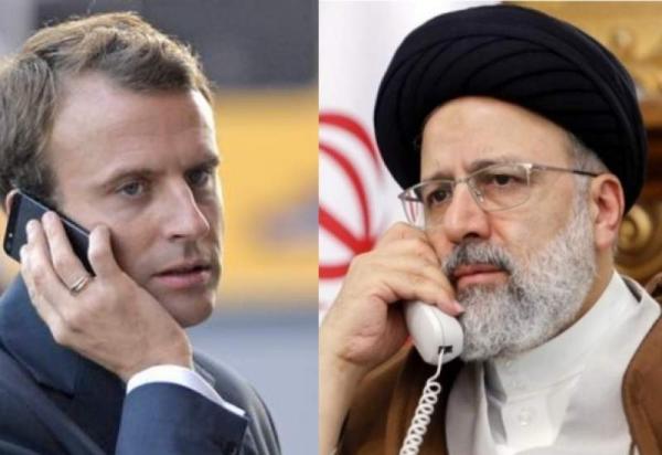 مکرون و رئیسی,گفتگوی تلفنی رئیس جمهور ایران و فرانسه