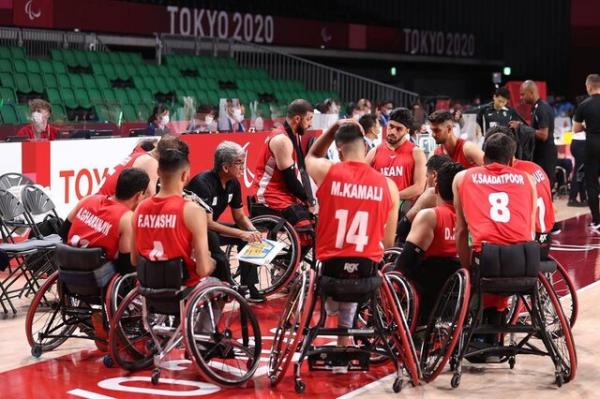 پارالمپیک ۲۰۲۰ توکیو,دیدار تیم ملی بسکتبال با ویلچر با استرالیا