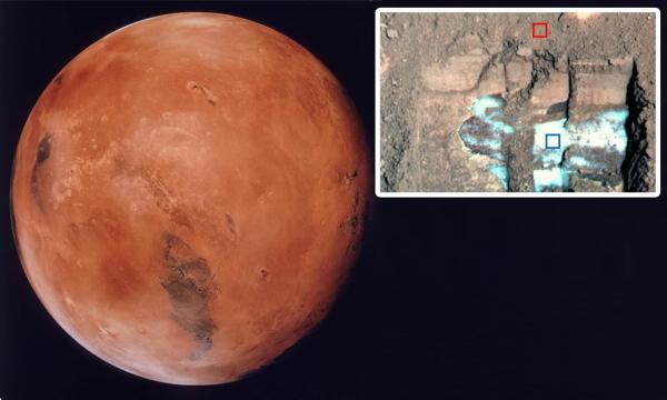 مریخ,برف در مریخ