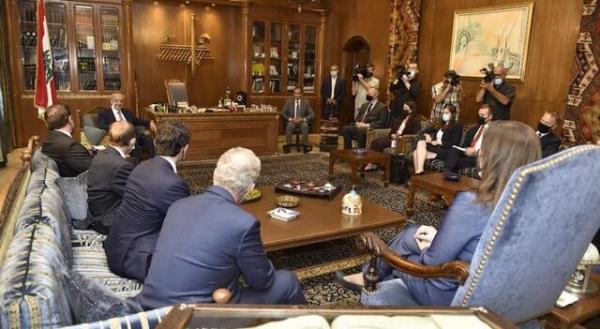 دیدار نخست‌وزیر مکلف لبنان با هیئتی از کمیته امور خارجه مجلس سنای آمریکا,مقامات آمریکایی در لبنان