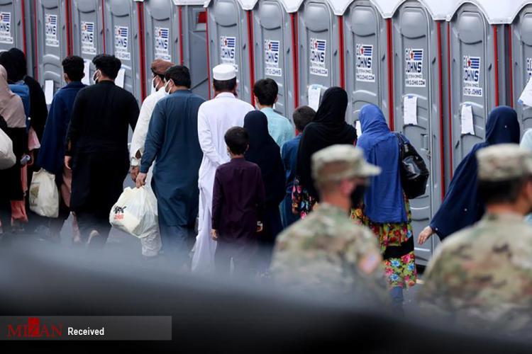 تصاویر ورود مهاجرین افغانستانی به آمریکا,عکس های مهاجران افغان در آمریکا,تصاویر افغانی های آمریکا