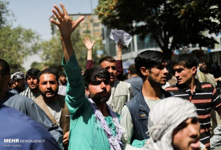 تصاویر تظاهرات گسترده در افغانستان علیه طالبان,عکس های اعتراضات در افغانستان,تصاویری از تظاهرات در افغانستان