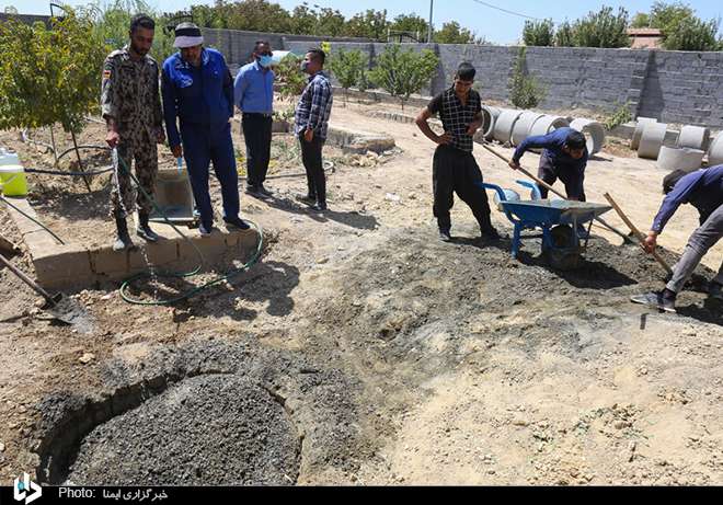 تصاویر مسدودکردن چاه های غیرمجاز در اصفهان,عکس های مسدود شدن چاه ها در اصفهان,تصاویری از مسدود کردن چاه های اصفهان