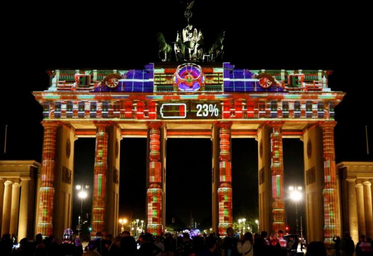 تصاویر جشنواره نور در برلین,عکس های جشنواره نور در برلین,تصاویری از جشن نور در آلمان