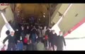 فیلم/ لحظه پیاده شدن زائران از هواپیمای باری تهران به نجف