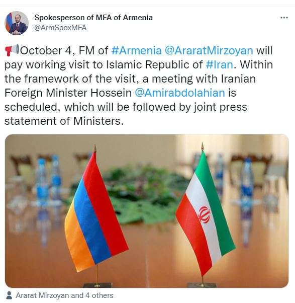 روابط ایران و ارمنستان,درگیری ایران و آذربایجان