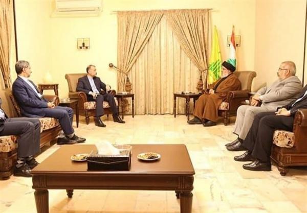 دیدار امیر عبداللهیان با سید حسن نصرالله,وزیر امور خارجه در لبنان