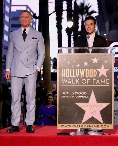 دنیل کریگ,ستاره دنیل کریگ در پیاده رو مشاهیر هالیوود