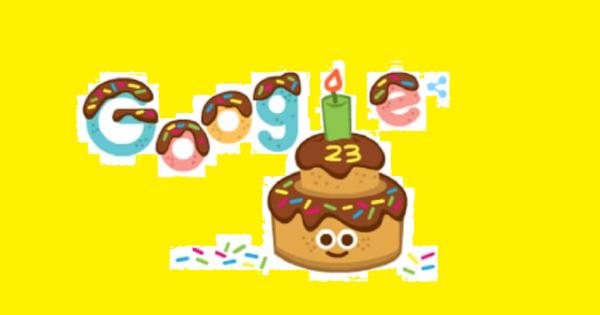گوگل,جشن تولد 23 سالگی گوگل