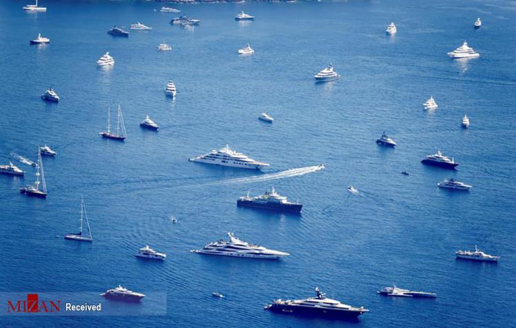تصاویر نمایشگاه قایق های تفریحی بسیار لوکس و گران قیمت در موناکو,عکس های نمایشگاه قایق در فرانسه,تصاویری از قایق های لوکس