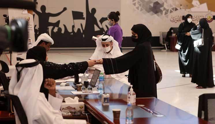 تصاویر انتخابات پارلمانی قطر,عکس های انتخابات مجلس در قطر,تصاویر انتخابات پارلمانی در قطر