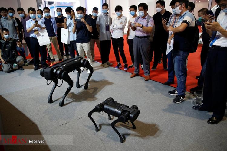 تصاویر همایش جهانی رباتیک ۲۰۲۱ در پکن,عکس های همایش جهانی رباتیک,تصاویر نمایشگاه ربات ها در چین