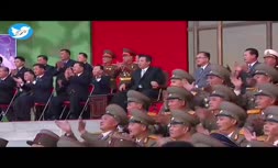 فیلم | حرکات محیر العقول سربازان کره شمالی در مقابل کیم جونگ اون