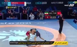 فیلم/ پیروزی 4 آزادکار ایران در رقابت‌های کشتی قهرمانی جهان و صعود به فینال