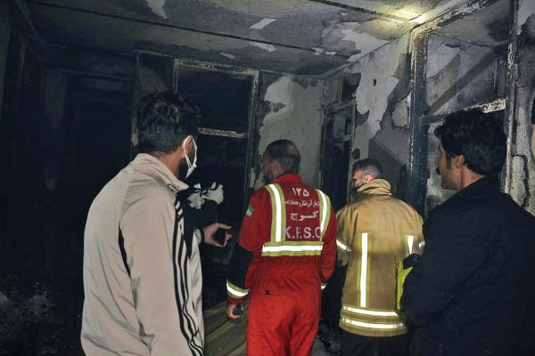 آتش سوزی در مهرشهر کرج ,مرگ درمهرشهر کرج