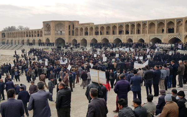 اعتراض کشاورزان اصفهانی,بی آبی در اصفهان