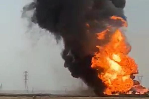 طراحی میدان گازی در دریای خزر ,انفجار خط لوله انتقال نفت در خوزستان