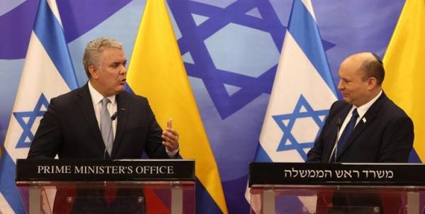رئیس‌جمهور کلمبیا,دیدار رئیس‌جمهور کلمبیا و نخست وزیر اسرائیل