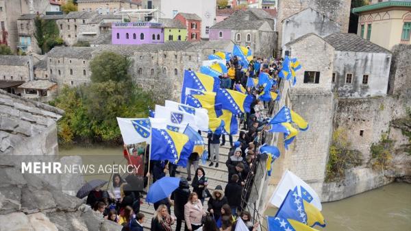 جشن احیا پل تاریخی شهرموستار,بوسنی و هرزگوین