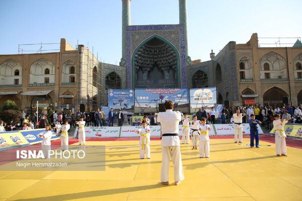 تصاویر همایش بزرگ جودو کاران اصفهان در میدان نقش جهان,عکس های نمایش جودو در اصفهان,تصاویری از همایش جودو در اصفهان