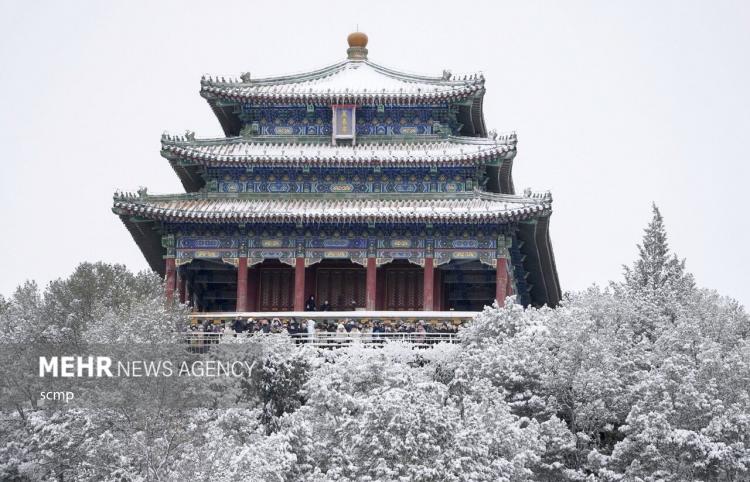 تصاویر بارش برف در چین,عکس های باریدن برف در چین,تصاویری از بارش برف در کشور چین