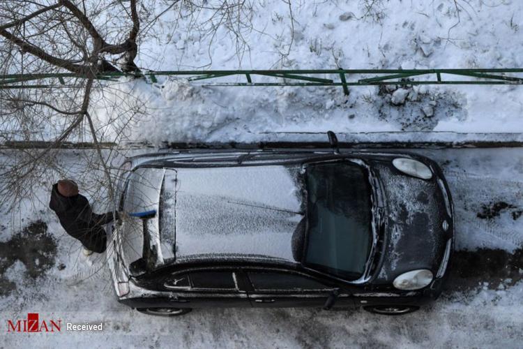 تصاویر برف پاییزی در روسیه,عکس های بارش برف در روسیه,تصاویری از بارش برف در کشور روسیه