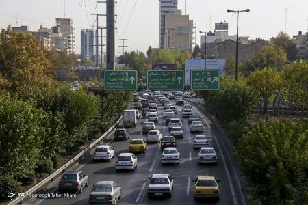 تصاویر وضعیت تهران در اولین روز تغییر طرح‌ترافیک,عکس های طرح ترافیک در تهران,تصاویری از طرح ترافیک تهران در 10 آبان 1400