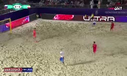 فیلم/ خلاصه فوتبال ساحلی ایران 2-3 روسیه (فینال جام بین قاره ای 2021 امارات)