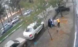 فیلمی ترسناک از لحظه فرونشست زمین در کرمانشاه