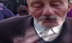 ویدئویی دردناک از صحبت‌های پیرمرد اراکی
