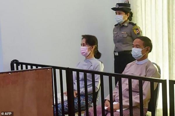 حکم علیه آنگ سان سوچی,حبس برای آنگ سان سوچی