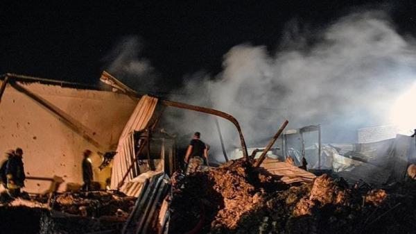 حمله سوریه توسط اسرائیل, حمله هوایی انبار محموله های تجاری