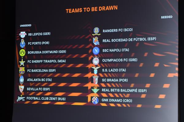 مراسم قرعه کشی مرحله پلی آف لیگ اروپا,بازی های لیگ اروپا