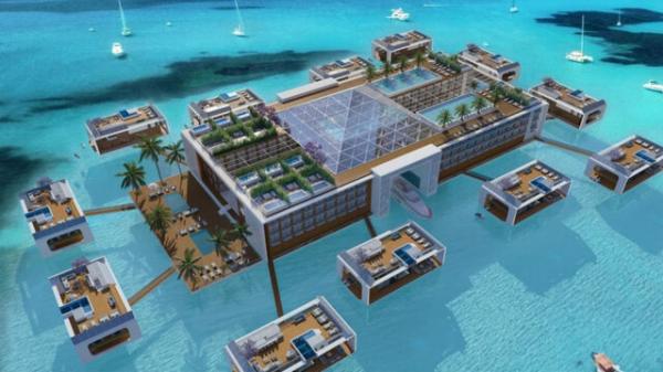 هتل شناور پیشرفته در دبی,هتل در دبی