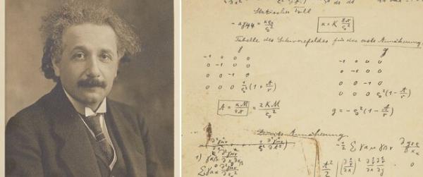 اینشتین,حراج ارزشمندترین دست‌نوشته‌ اینشتین