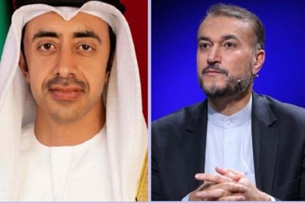 امیرعبداللهیان,گفتگوی امیرعبداللهیان و وزیر خارجه امارات