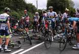 تور دوفرانس,تصادف 50 دوچرخه سوار در تور دوفرانس