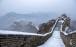 تصاویر بارش برف در دیوار چین,عکس های برف در دیوار چین,تصاویر بارش برف در چین