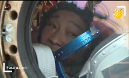 میلیاردر ژاپنی به زمین بازگشت + فیلم