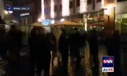 فیلم/ بازداشت بابانوئل در آلمان به دلیل نداشتن ماسک