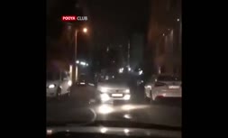 فیلم/ لحظه رویارویی سارقان با پلیس حین سرقت منزل
