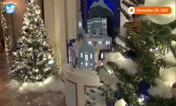 فیلم/ رونمایی از تزئینات کریسمسی کاخ سفید