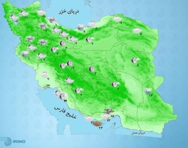 بارش برف و باران در ایران,میزان بارندگی در ایران