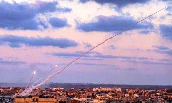 ساحل تل آویو,شلیک دو موشک از نوار غزه به ساحل تل آویو