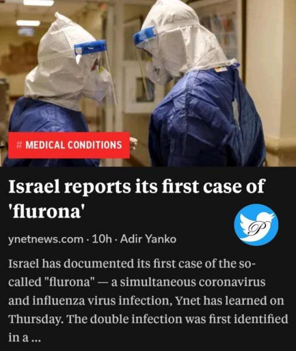 بیماری فلورونا,کشف بیماری فلورونا در اسرائیل