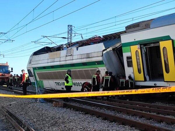 قطارشهری,حادثه برخورد ۲ قطار مترو