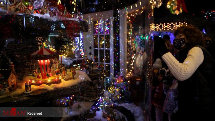تصاویر خانه‌های نورانی کانادا به مناسبت کریسمس 2022,عکس های کانادا در جشن کریسمس,تصاویر جشن کریسمس 2022 در کانادا